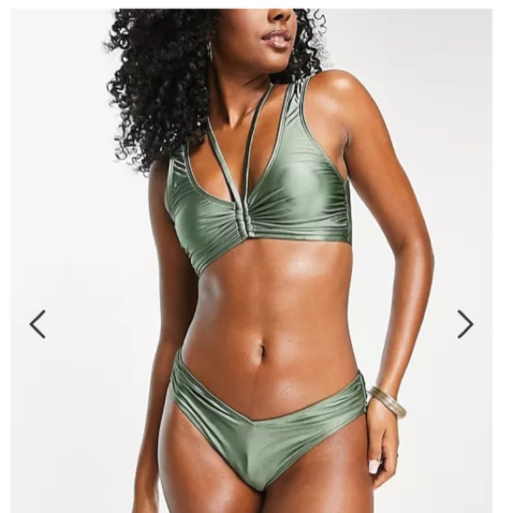 ASOS Design slinky crop top